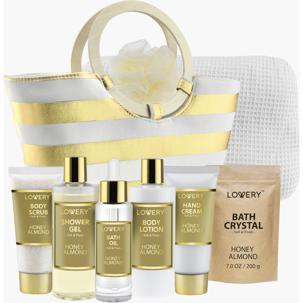 Lovery Honey Almond Home Spa Kit In Multi