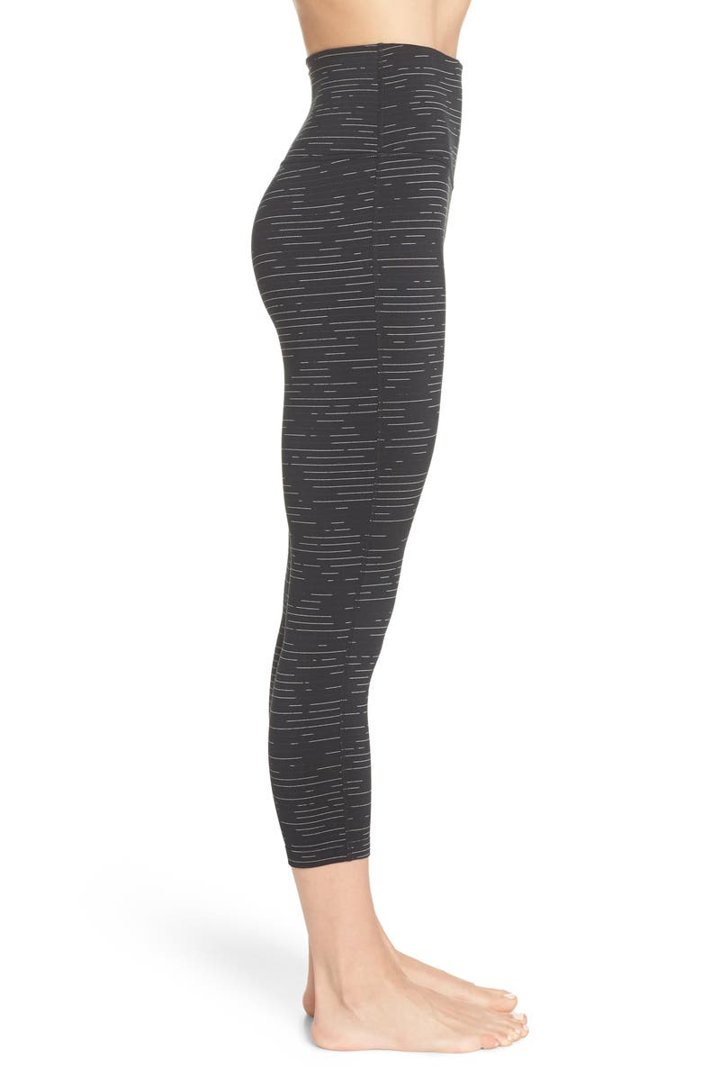 Zella Live In Flare High Waist Crop Leggings, Alternate, color, 