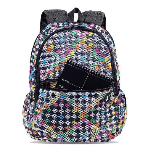J World Mesh See-through Backpack For School
