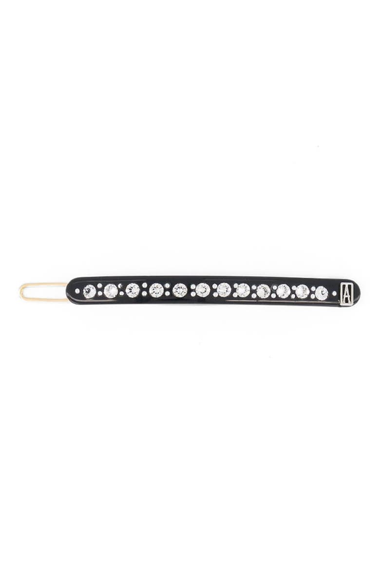 Alexandre de Paris Le Marais strass acetate side barette, Main, color, 