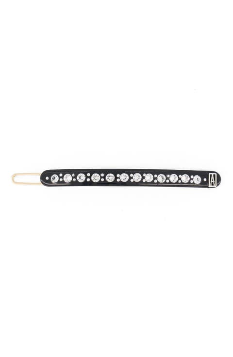 Le Marais strass acetate side barette
