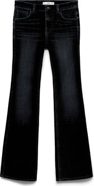MANGO Low Rise Flare Leg Jeans