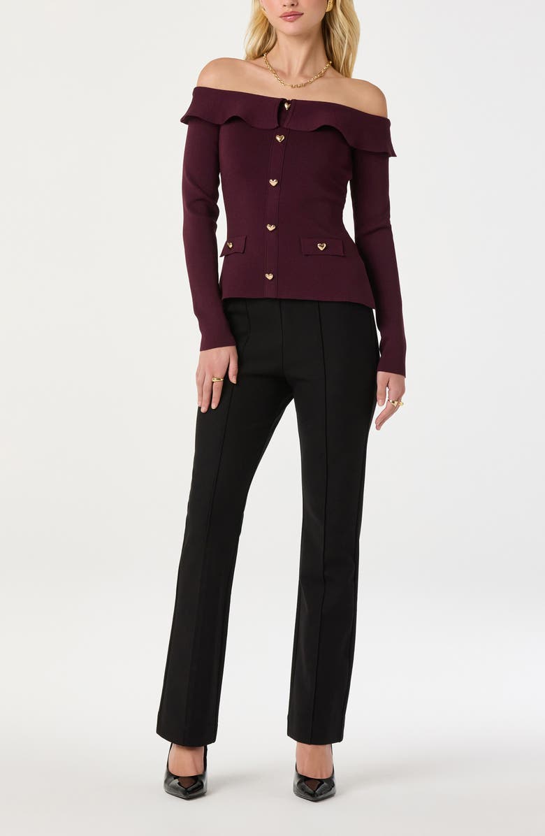 ASTR the Label Pintuck Pants, Alternate, color, Black