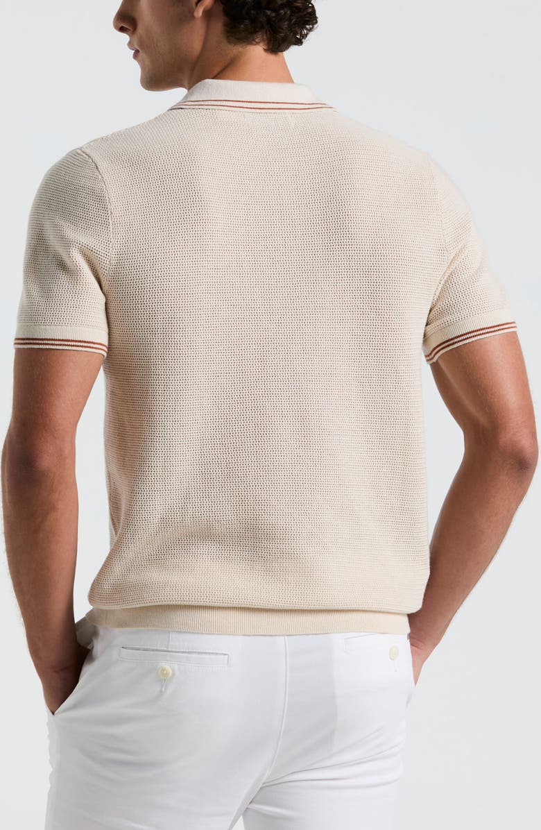 Original Penguin Tipped Mesh Polo Sweater, Alternate, color, 