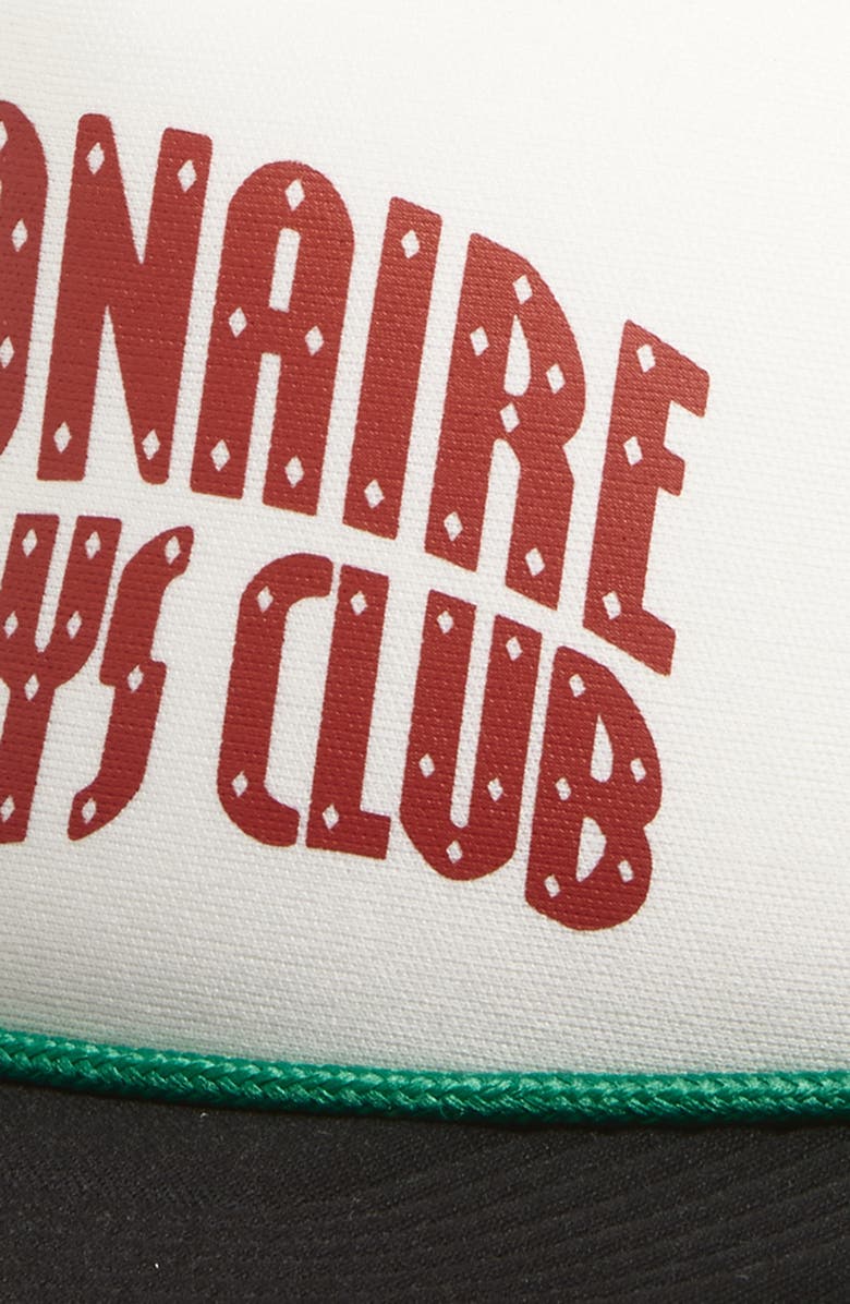 Billionaire Boys Club Curve Trucker Hat, Alternate, color, Black