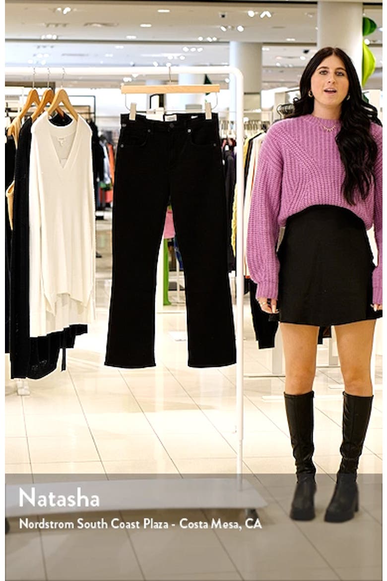 Isola High Waist Crop Bootcut Jeans video
