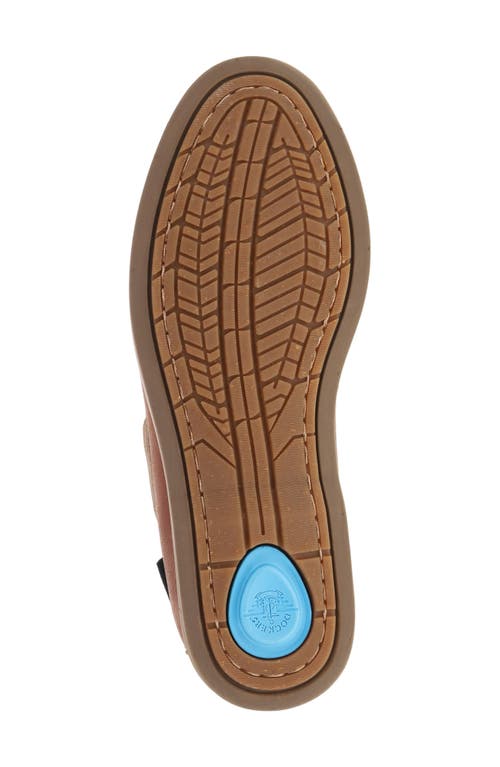Dockers Mens Darnell Genuine Leather Dress Casual Slip On Boat Shoe In Briar