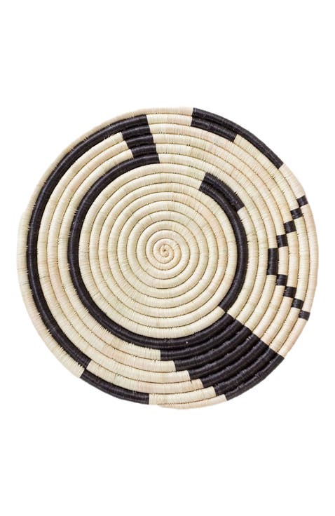 Geo Natural and Black Placemat