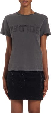 Golden Goose Distressed Logo Graphic T-Shirt Dress