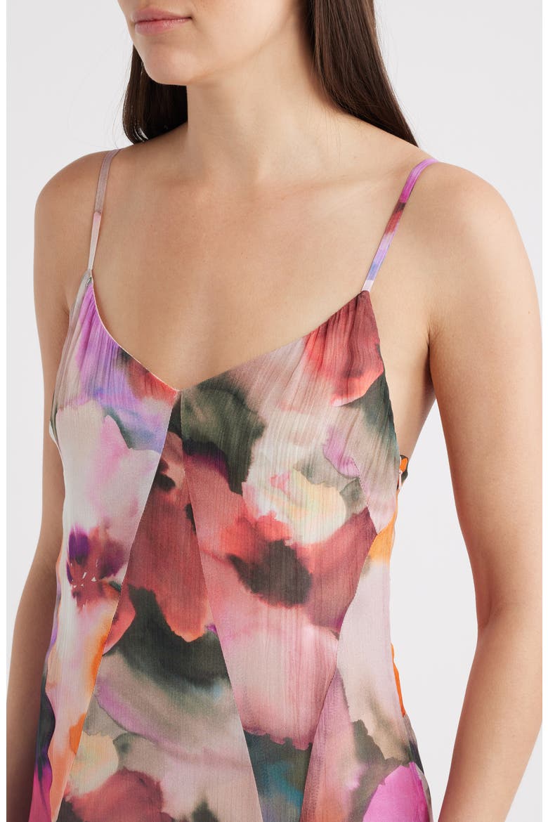 Emory Floral Print Crinkle Chiffon Maxi Dress, Alternate, color, LUMIERE FLEUR