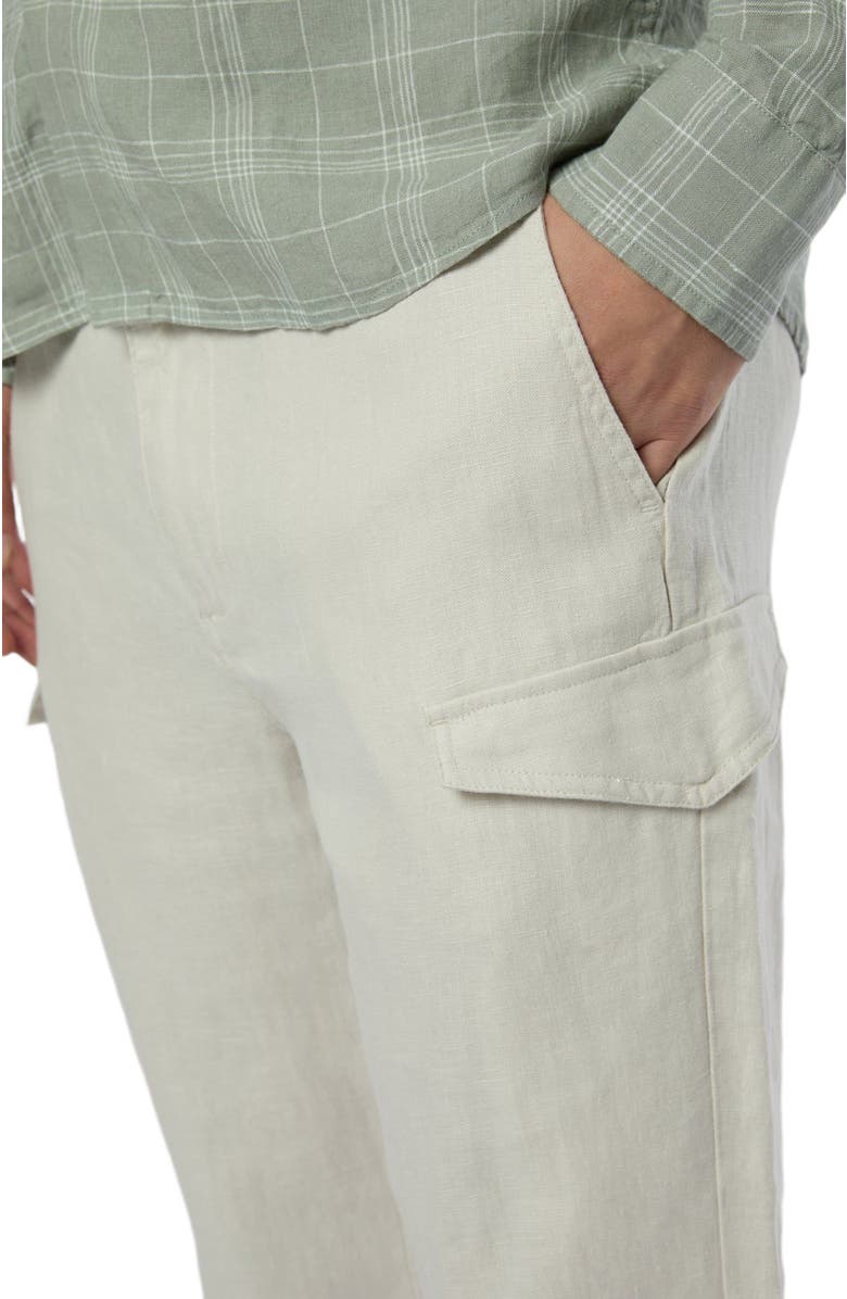 Onia Linen Cargo Jogger, Alternate, color, Stone