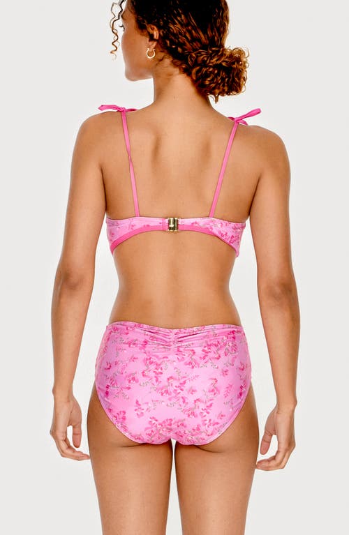 Jessie Zhao New York Pink Bloom One-piece Swimsuit In Pink
