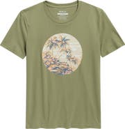 RVCA Kids' Logo Palm Graphic T-Shirt