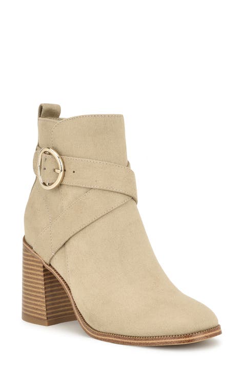 Nevermind Stacked Heel Bootie (Women)