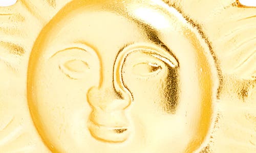 Kenneth Jay Lane Sun Drop Earrings In Gold
