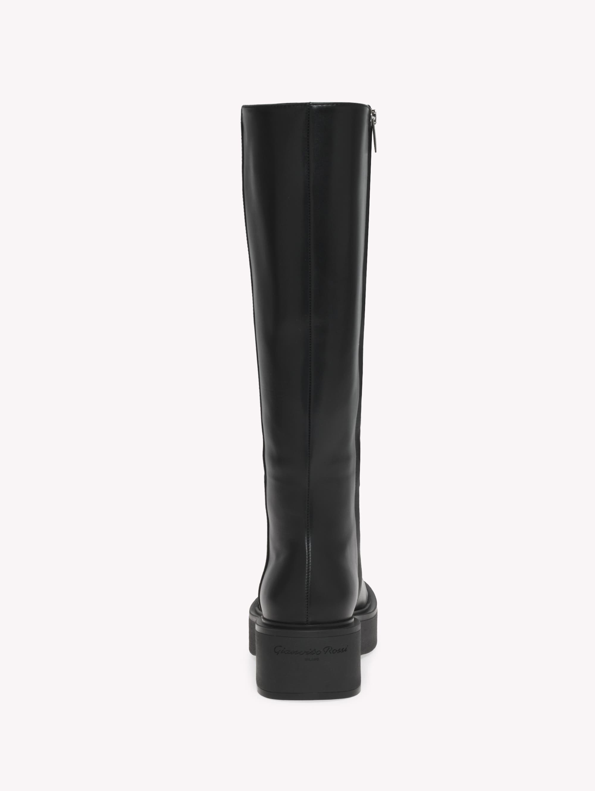 Gianvito Rossi Hiro Boot Boots, Alternate, color, Black Leather