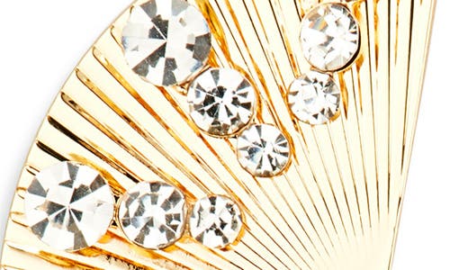 Tasha Crystal Twisted Stud Earrings In Gold