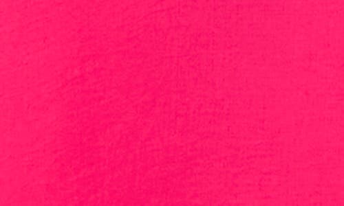 Cece Tie Belt Button-up Twill Midi Dress In Pink