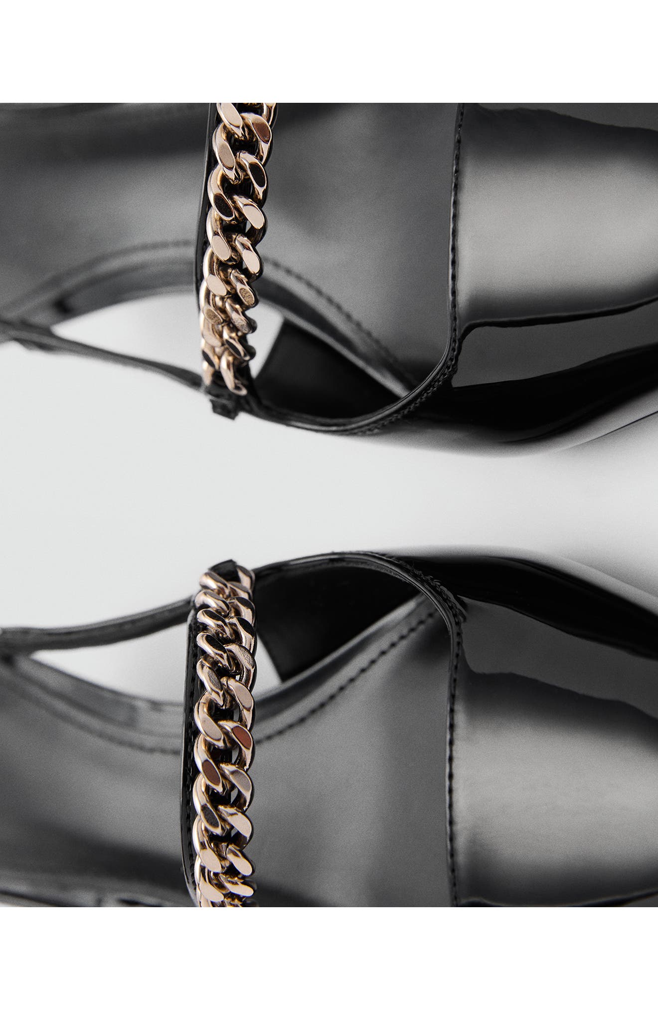 MANGO Slingback Pointed Toe Mary Jane Kitten Heel Pump, Alternate, color, 