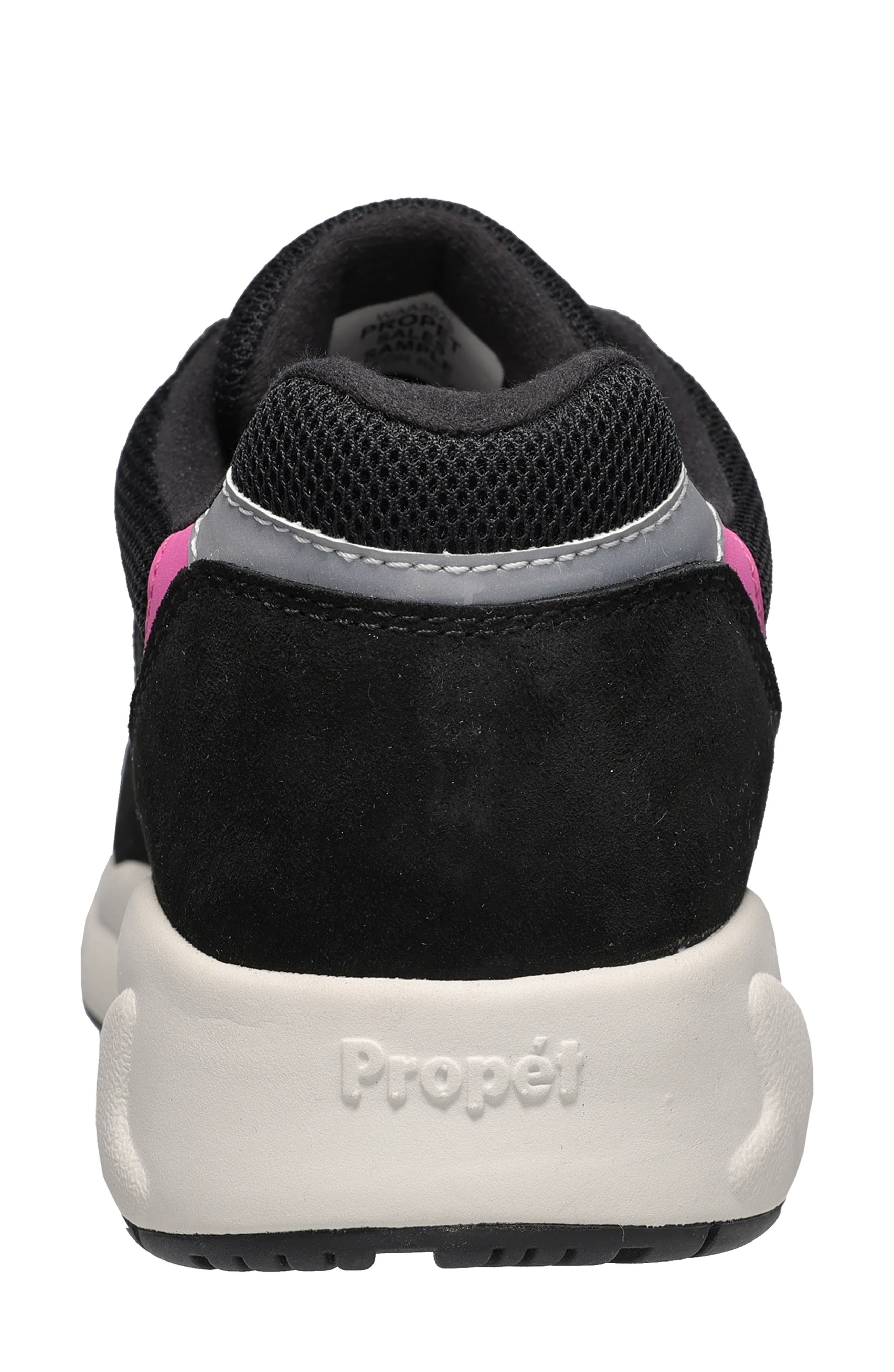 Propét Stability Fusion Sneaker, Alternate, color, Black/ Pink