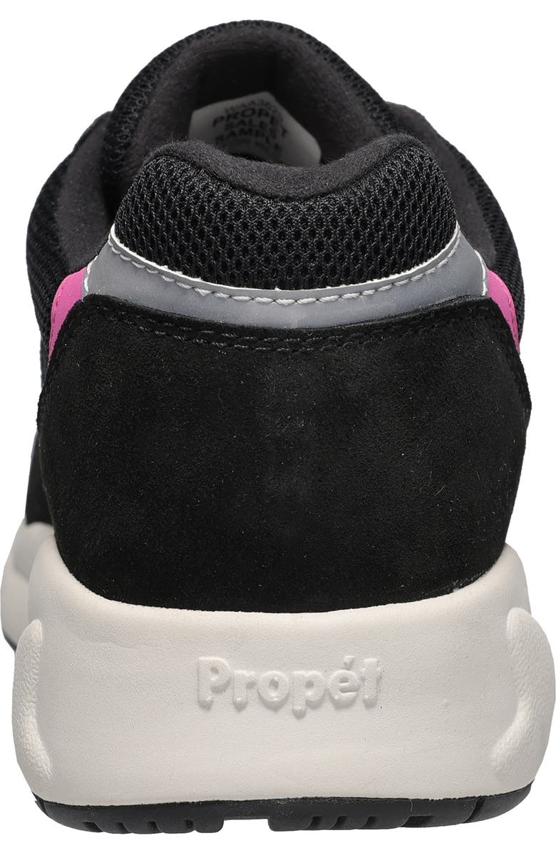 Propét Stability Fusion Sneaker, Alternate, color, Black/ Pink