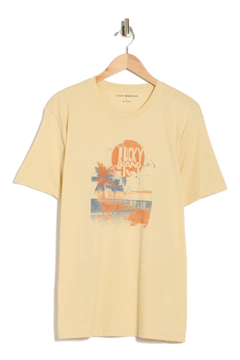 Lucky Palm Tree Graphic Tee, Alternate, color, BOULDER