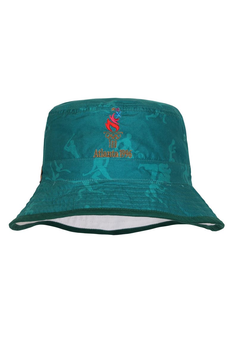 Men's Outerstuff White Atlanta 1996 Summer Olympics Reversible Bucket Hat, Alternate, color, White