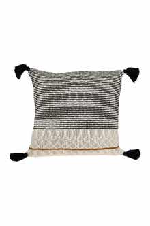 PARKLAND COLLECTION Theo Transitional Beige/Cream Throw Pillow