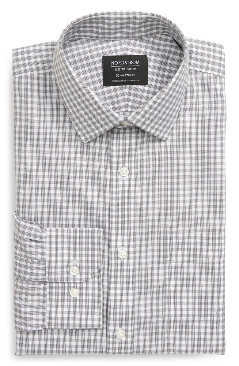 NORDSTROM MEN'S SHOP Smartcare<sup>™</sup> Classic Fit Check Dress Shirt, Alternate, color,