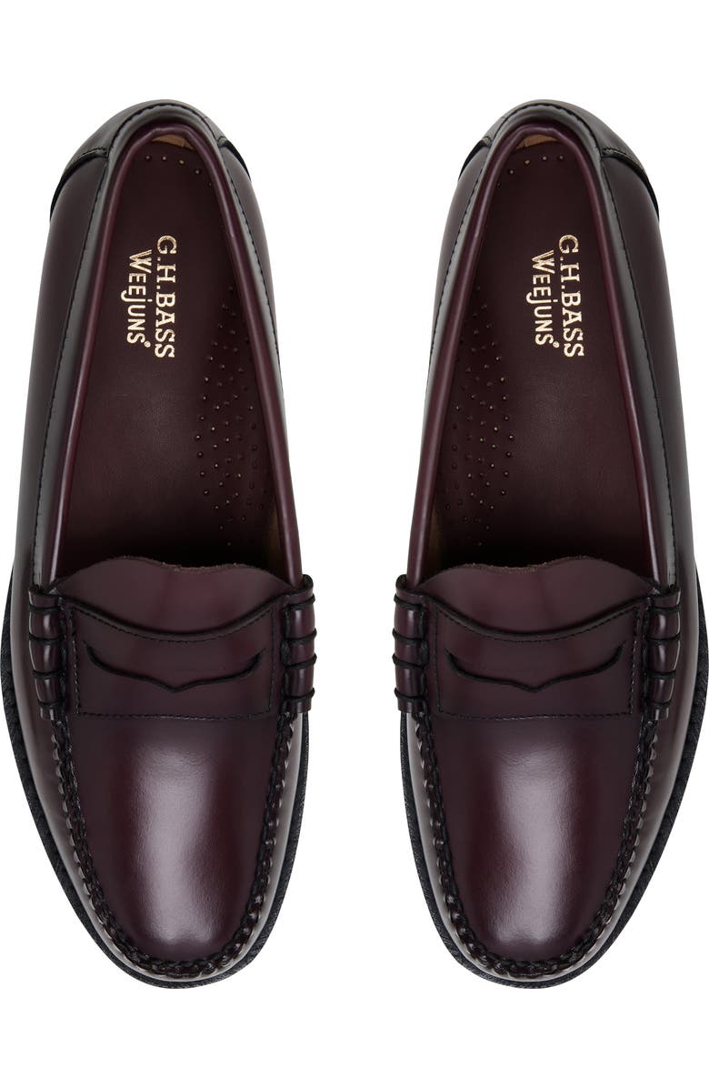 G.H.BASS Larson Penny Loafer, Alternate, color, Wine