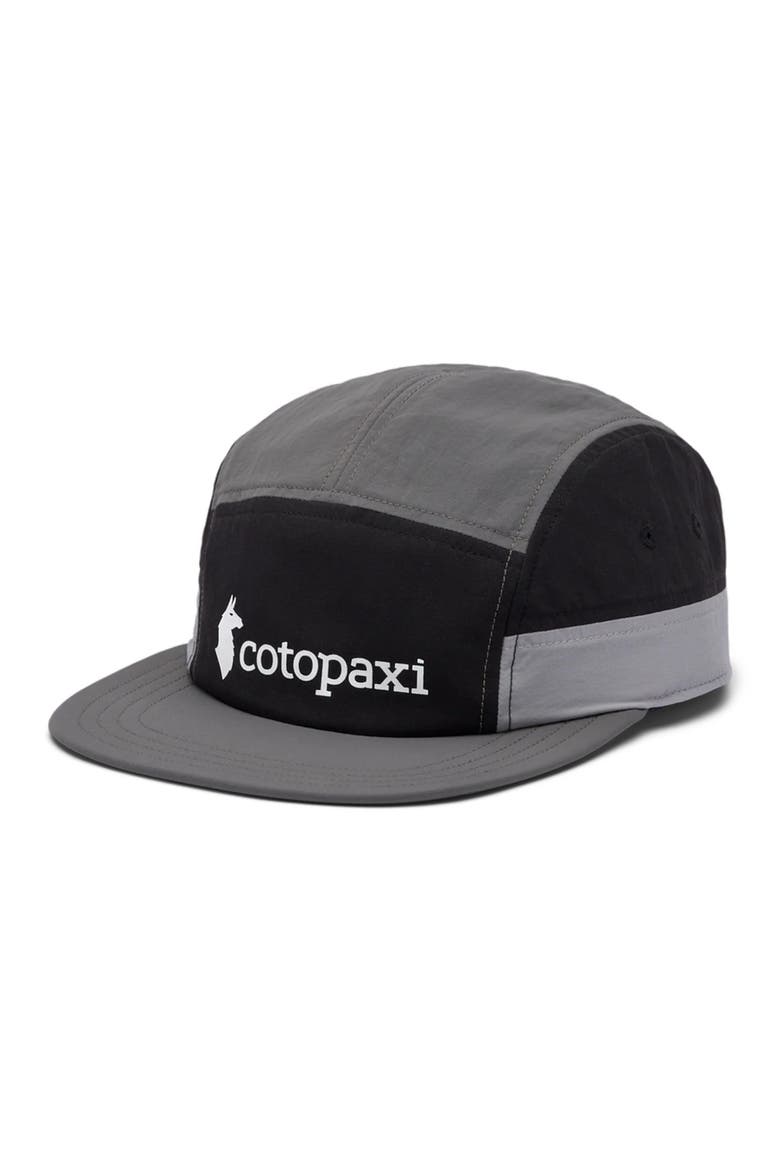 Tech 5-Panel Hat, Main, color, Black/Cinder