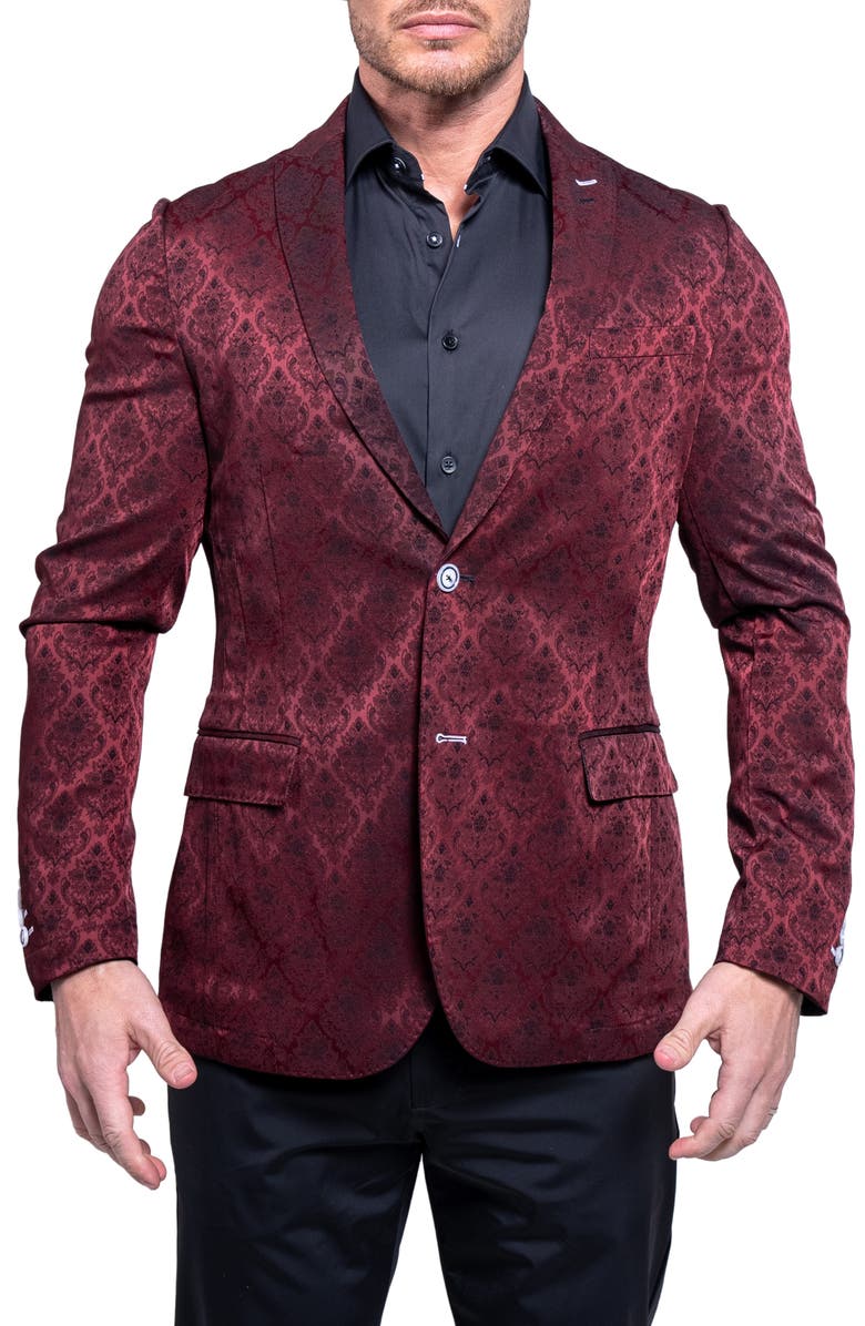 Maceoo Descartes Ascension2184 Unconstructed Blazer, Main, color, Red