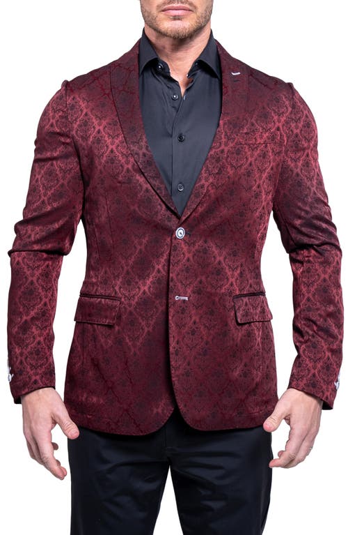 Maceoo Descartes Ascension2184 Unconstructed Blazer In Red