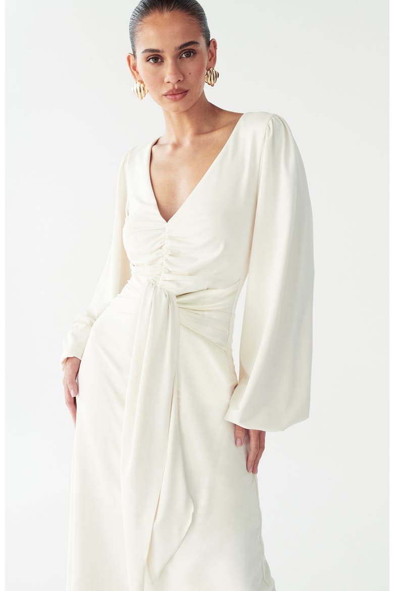 Gwen Midi Dress, Alternate, color, Cream
