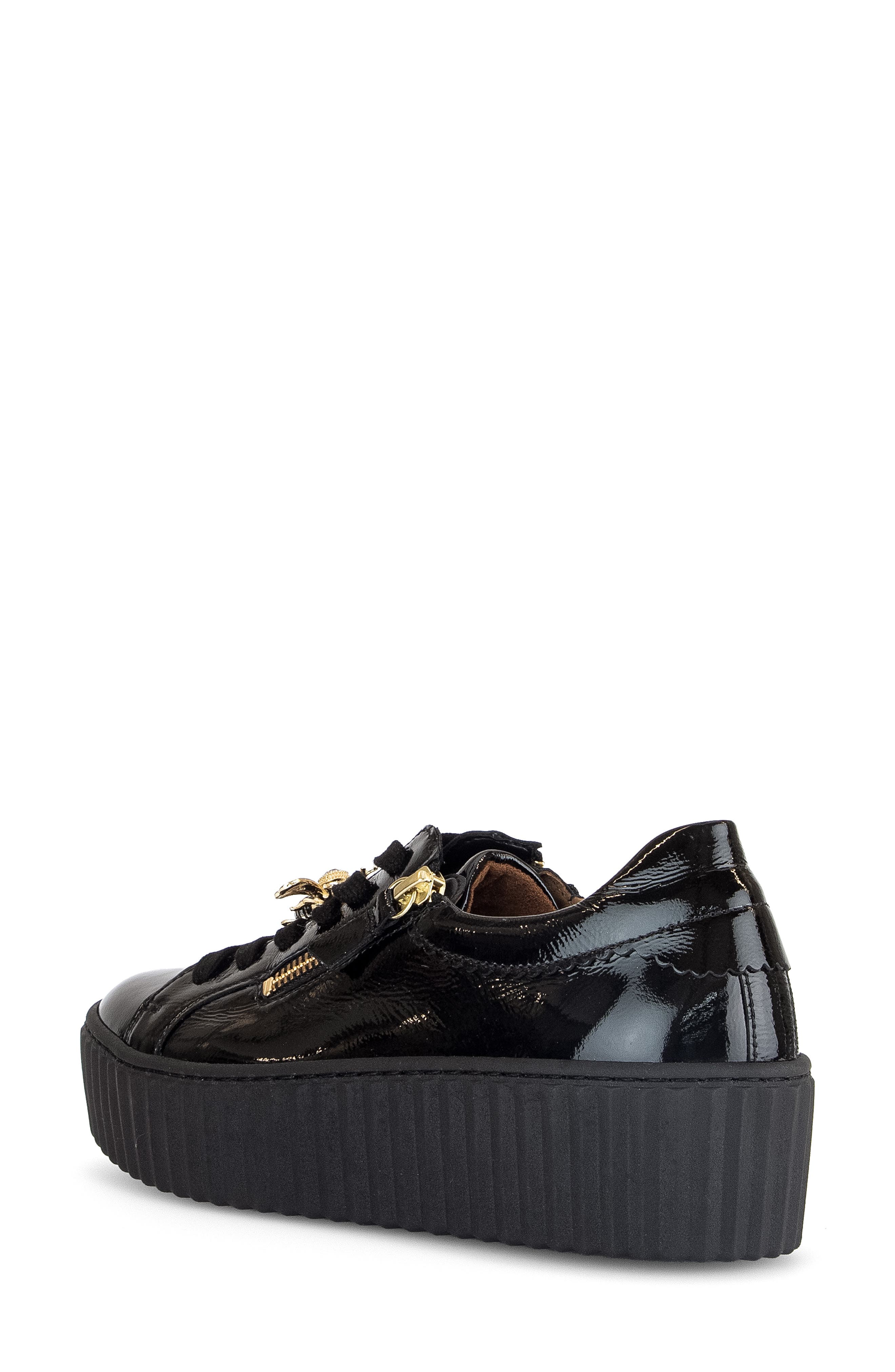 Gabor Bee Platform Sneaker, Alternate, color, Black