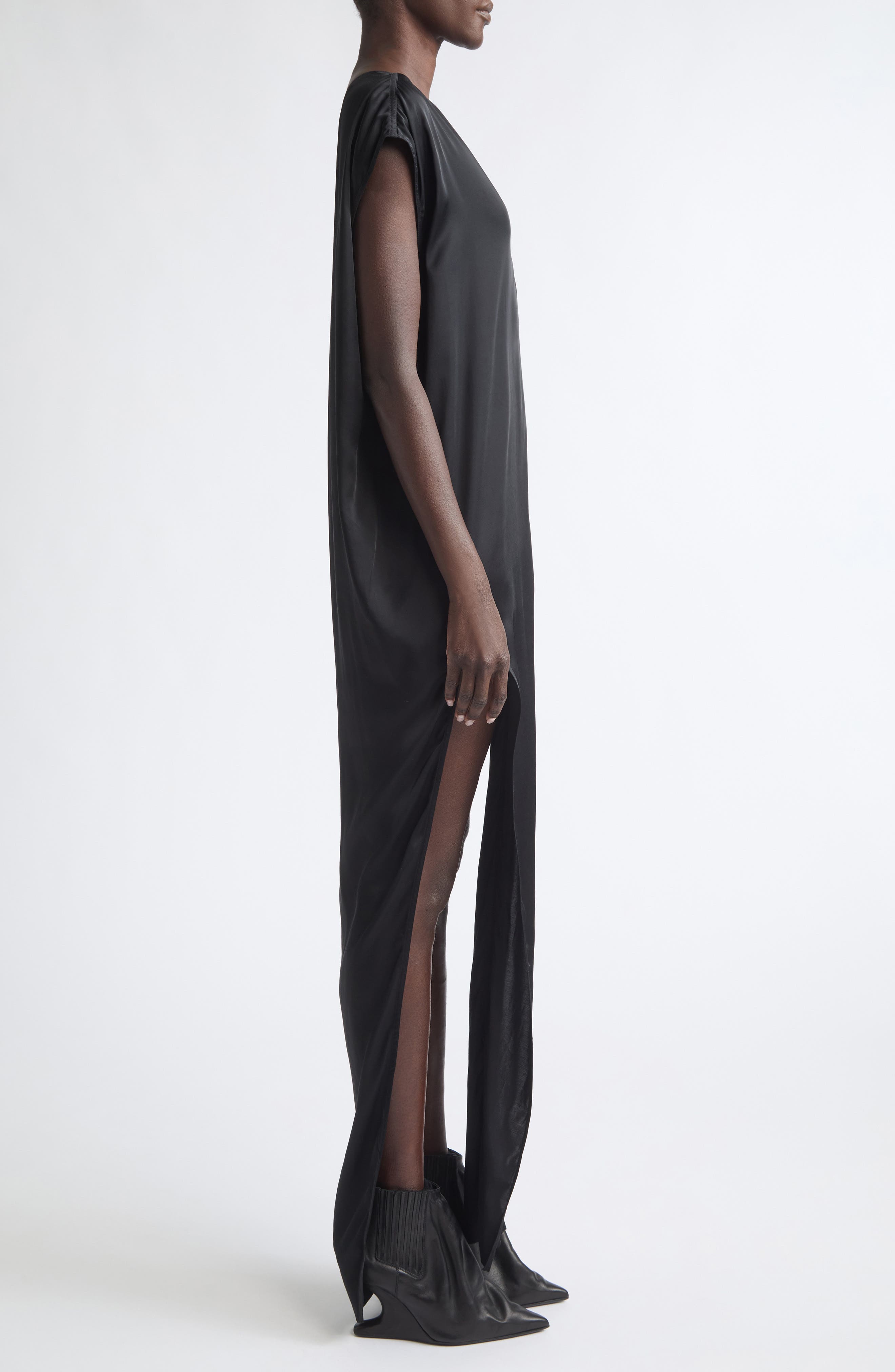 Rick Owens Arrowhead Satin Shift Gown (Women) | Nordstrom