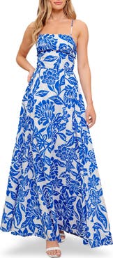 FLYING TOMATO Floral Fit & Flare Maxi Dress