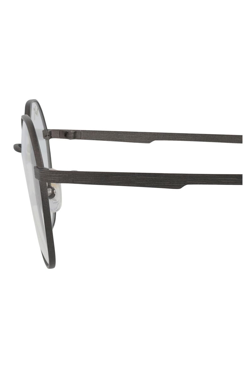 50mm Round Optical Glasses, Alternate, color, GUNMETAL TRANSPARENT