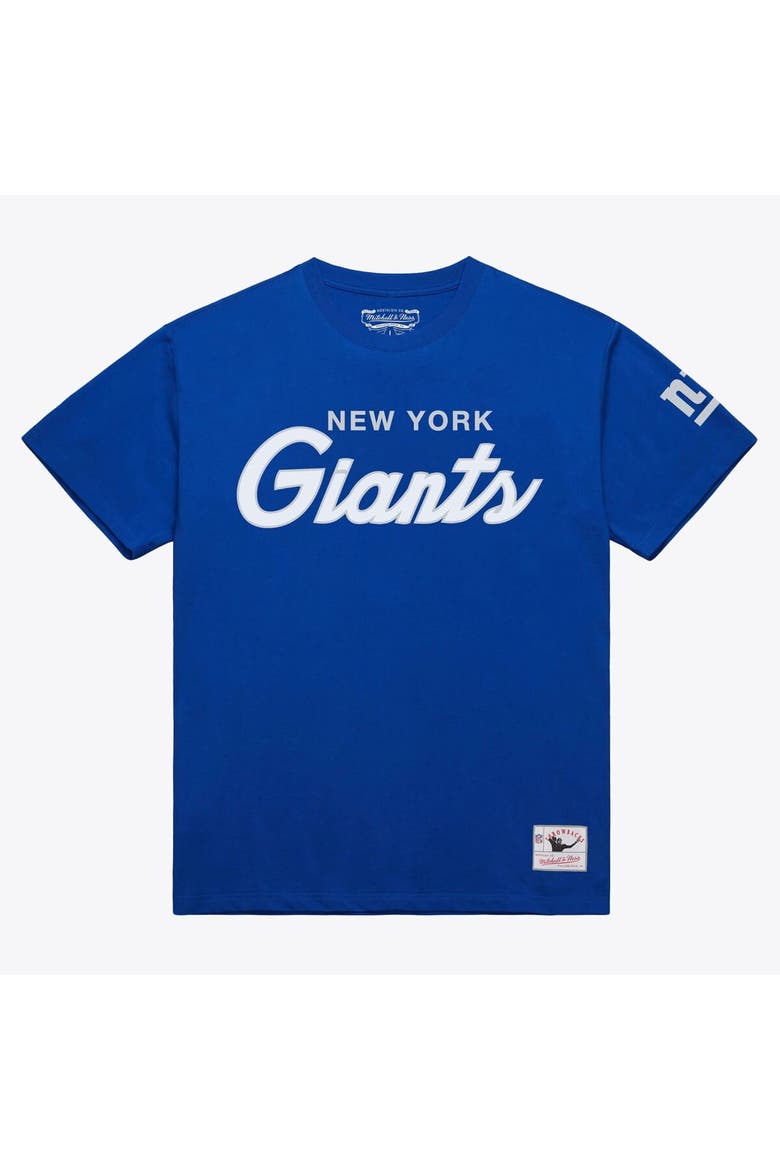 Men's Mitchell & Ness Royal New York Giants Head Coach Classic T-Shirt, Main, color, Royal