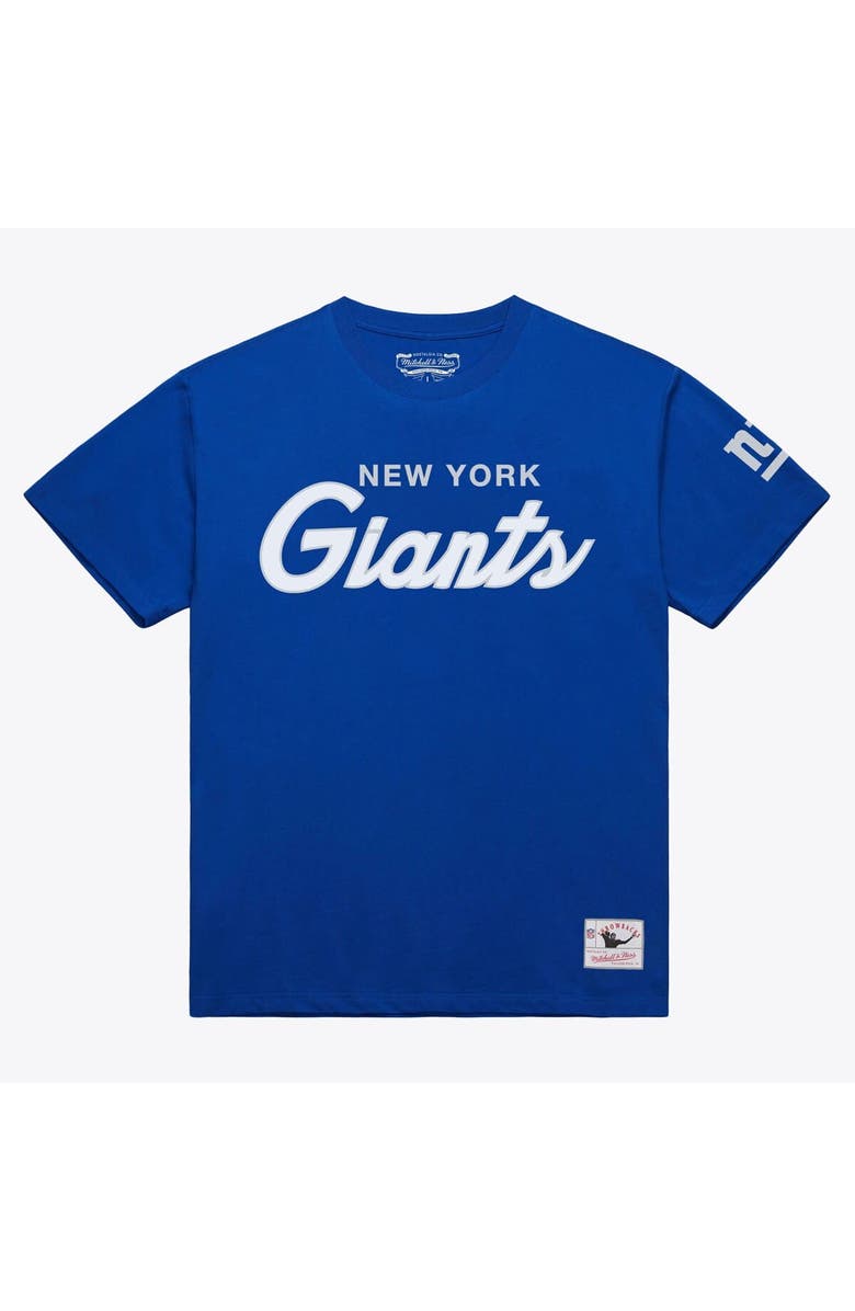 Mitchell & Ness Men's Mitchell & Ness Royal New York Giants Head Coach Classic T-Shirt, Main, color, Royal