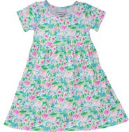 Flap Happy Girl's Playtime UPF 50+ Laya Short Sleeve Tee Dress