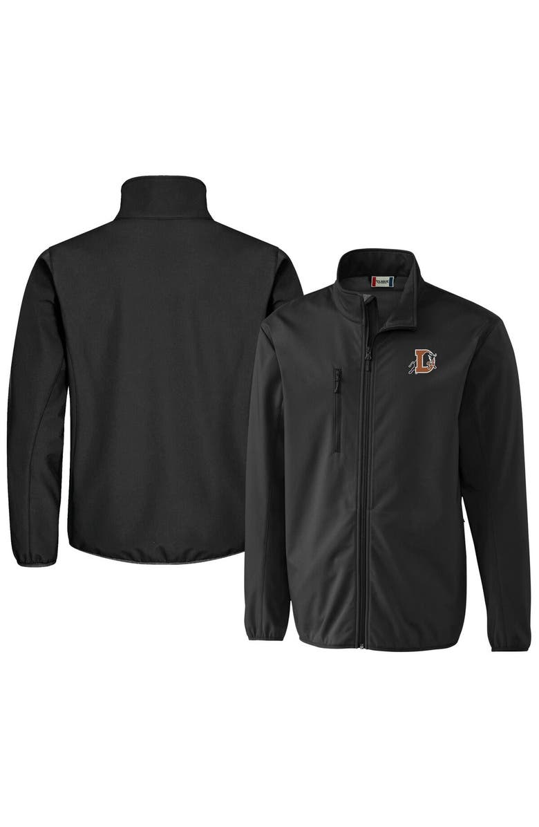 Cutter & Buck Men's Cutter & Buck Black Durham Bulls Clique Trail Eco Stretch Softshell Full-Zip Jacket, Main, color, 