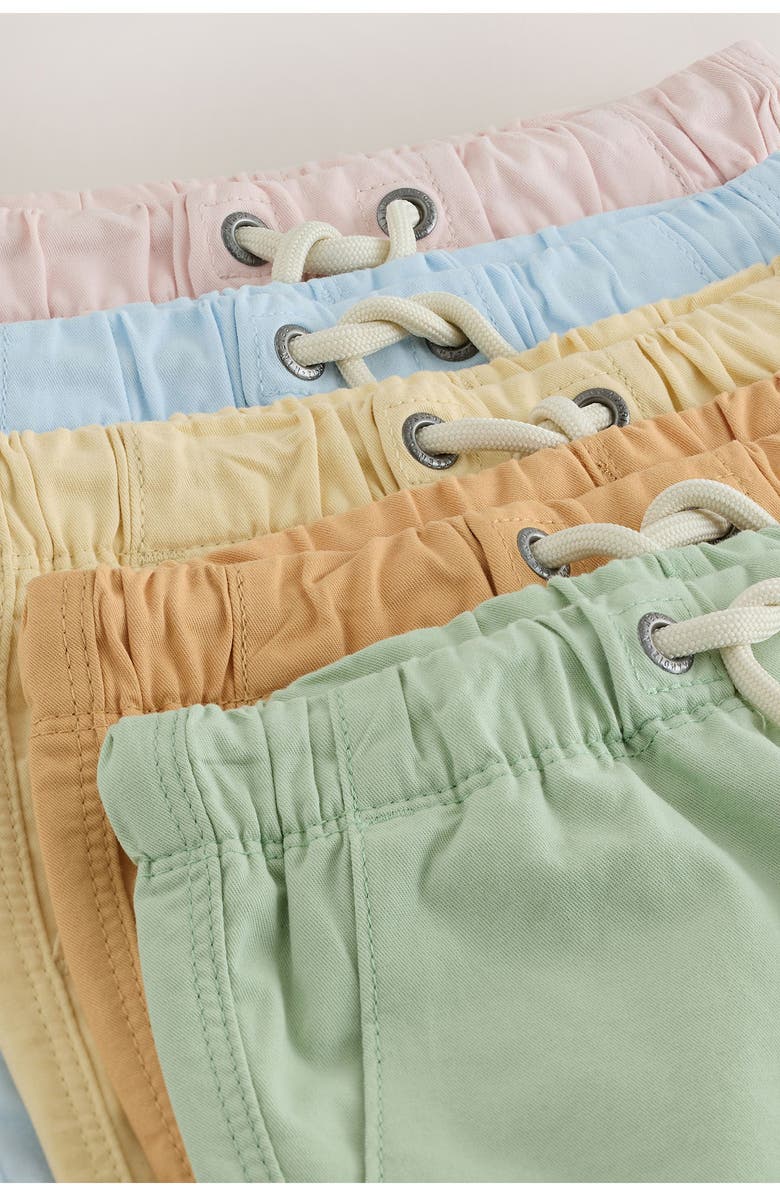 NEXT Kids' Assorted 5-Pack Cotton Drawstring Shorts, Alternate, color, Multi