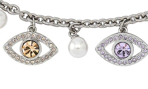 Kurt Geiger London Pavé Evil Eye Charm Necklace