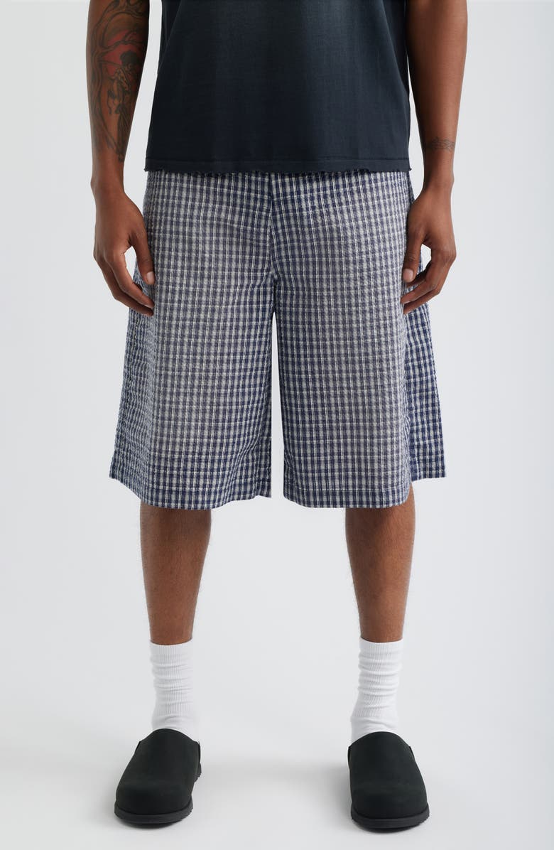 Elwood Seersucker Shorts, Main, color, Plaid
