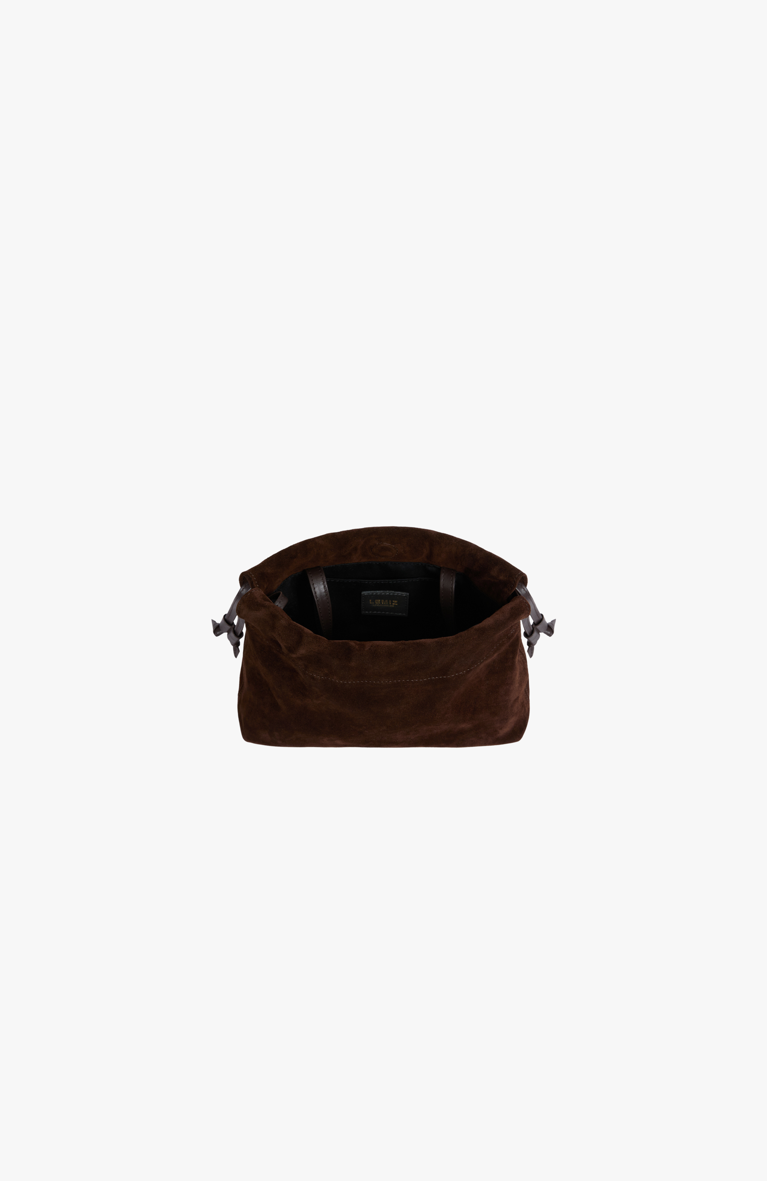Mini Asisi Convertible Suede Crossbody, Alternate, color, Chocolate Suede