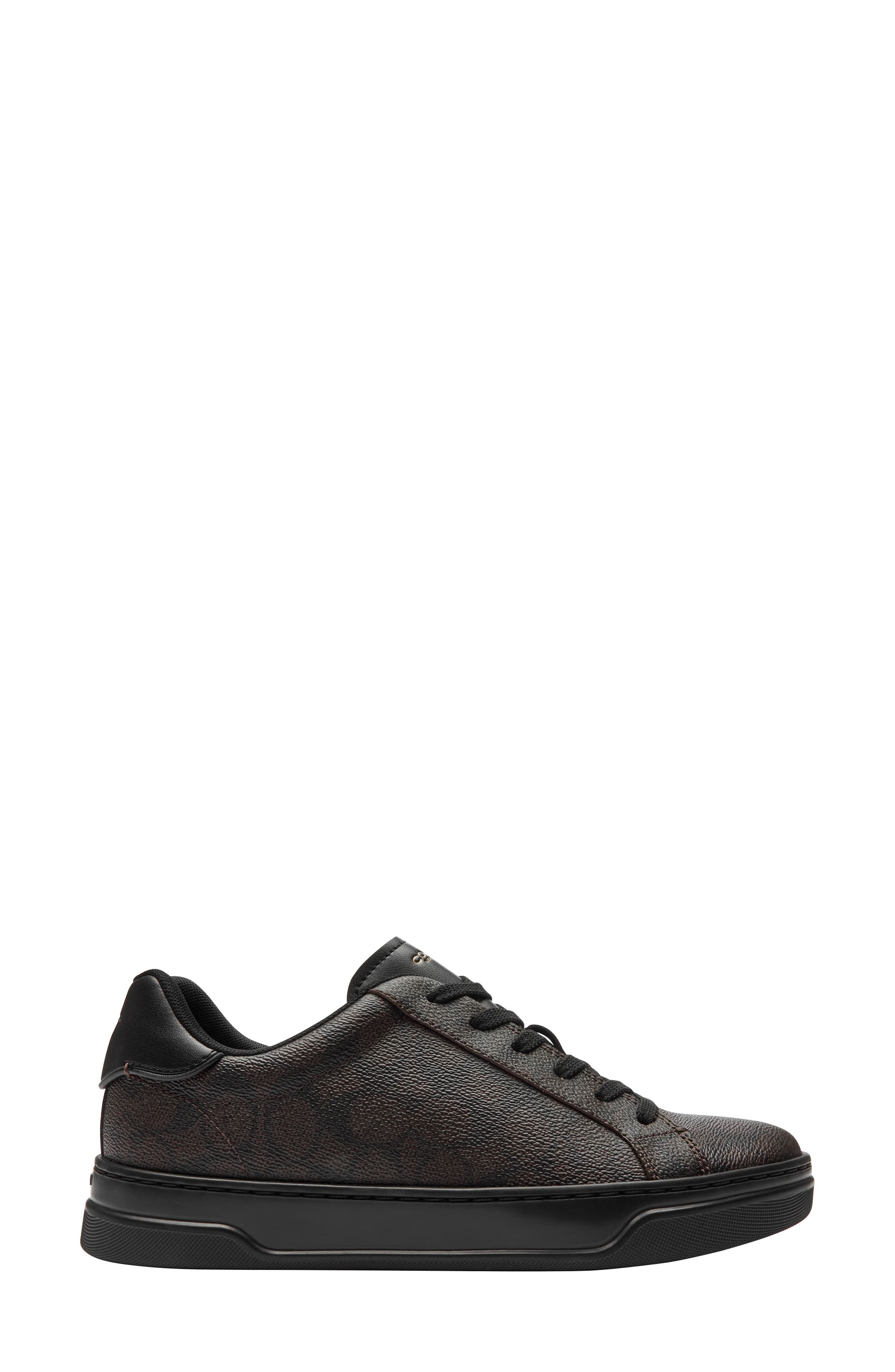 High Line Signature Sneaker, Alternate, color, WALNUT/ BLACK