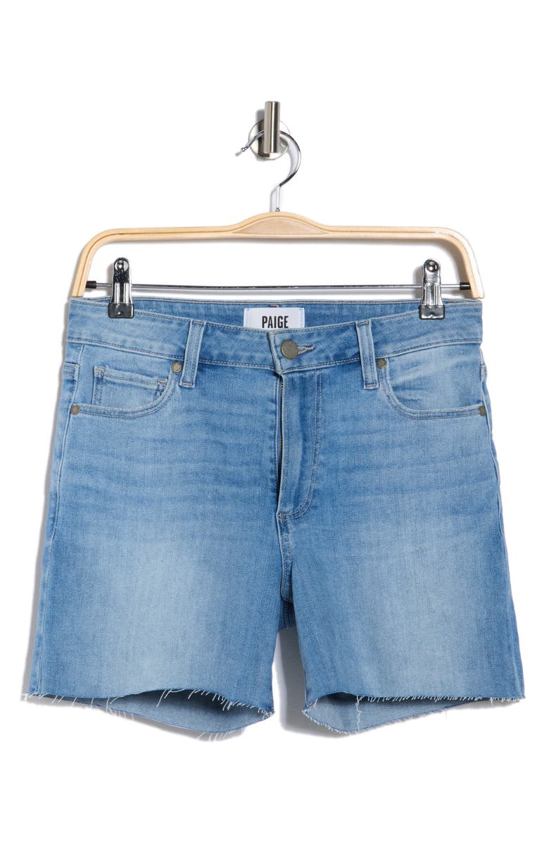 PAIGE Sarah Raw Hem Cutoff Shorts, Alternate, color, Lucinda