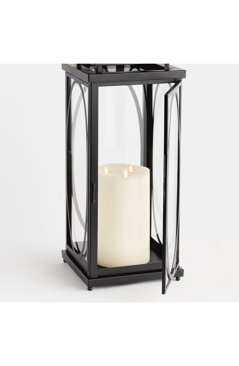 Napa Home & Garden Jace Lantern Candle Holder Large, Alternate, color, Black