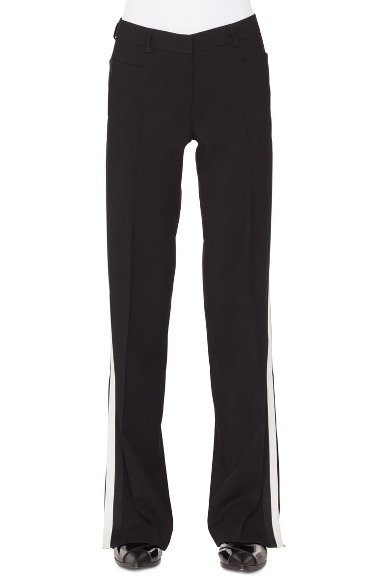 Akris punto Mikka Side Stripe Wool Pants, Main, color, 
